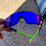 Gafas deportivas polarizadas TerraVex Sport Pro UV400 - Verde Trofeo