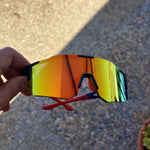 Gafas deportivas polarizadas TerraVex Sport Pro UV400 - Rojo Furia
