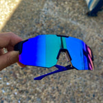 Gafas deportivas polarizadas TerraVex Sport Pro UV400 - Azul Eléctrico